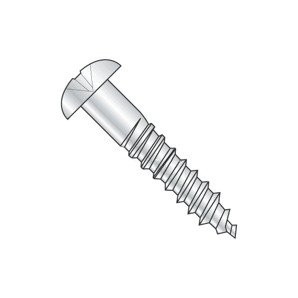 Newport Fasteners Wood Screw, #6, 3/4 in, Zinc Plated Steel Round Head Phillips Drive, 5500 PK 935287-5500 - main